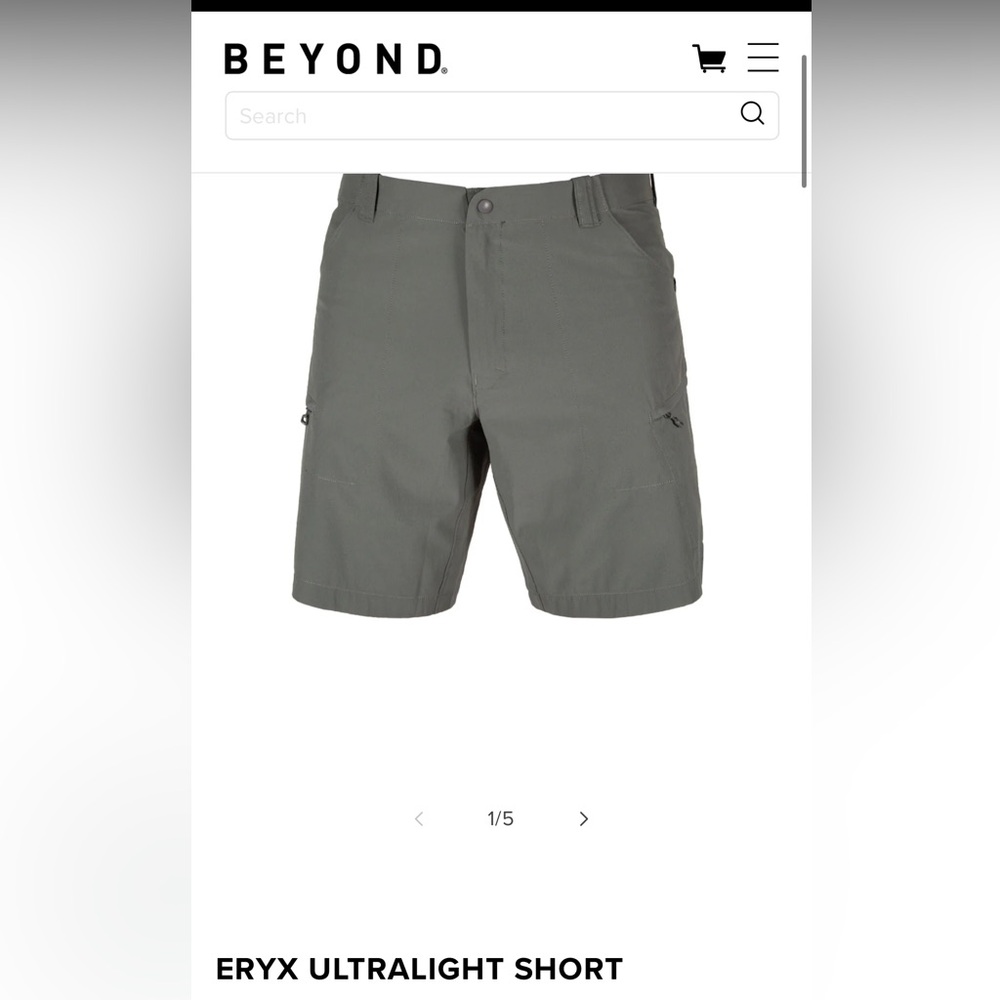 Mens beyond clothing shorts